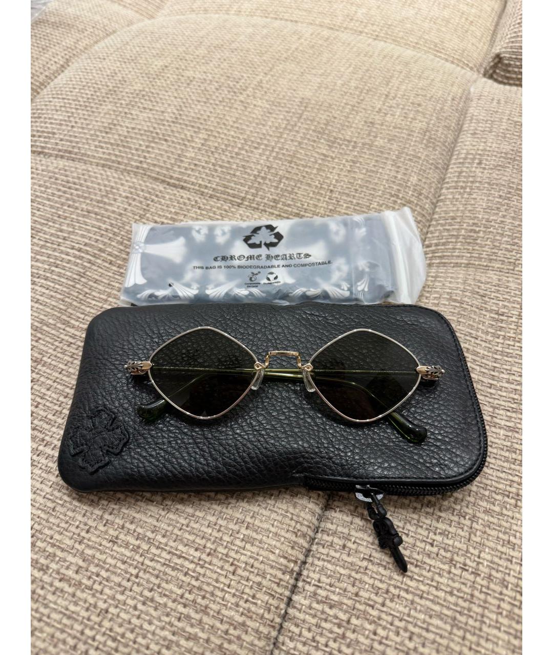 Chrome hearts diamond dog sunglasses hotsell