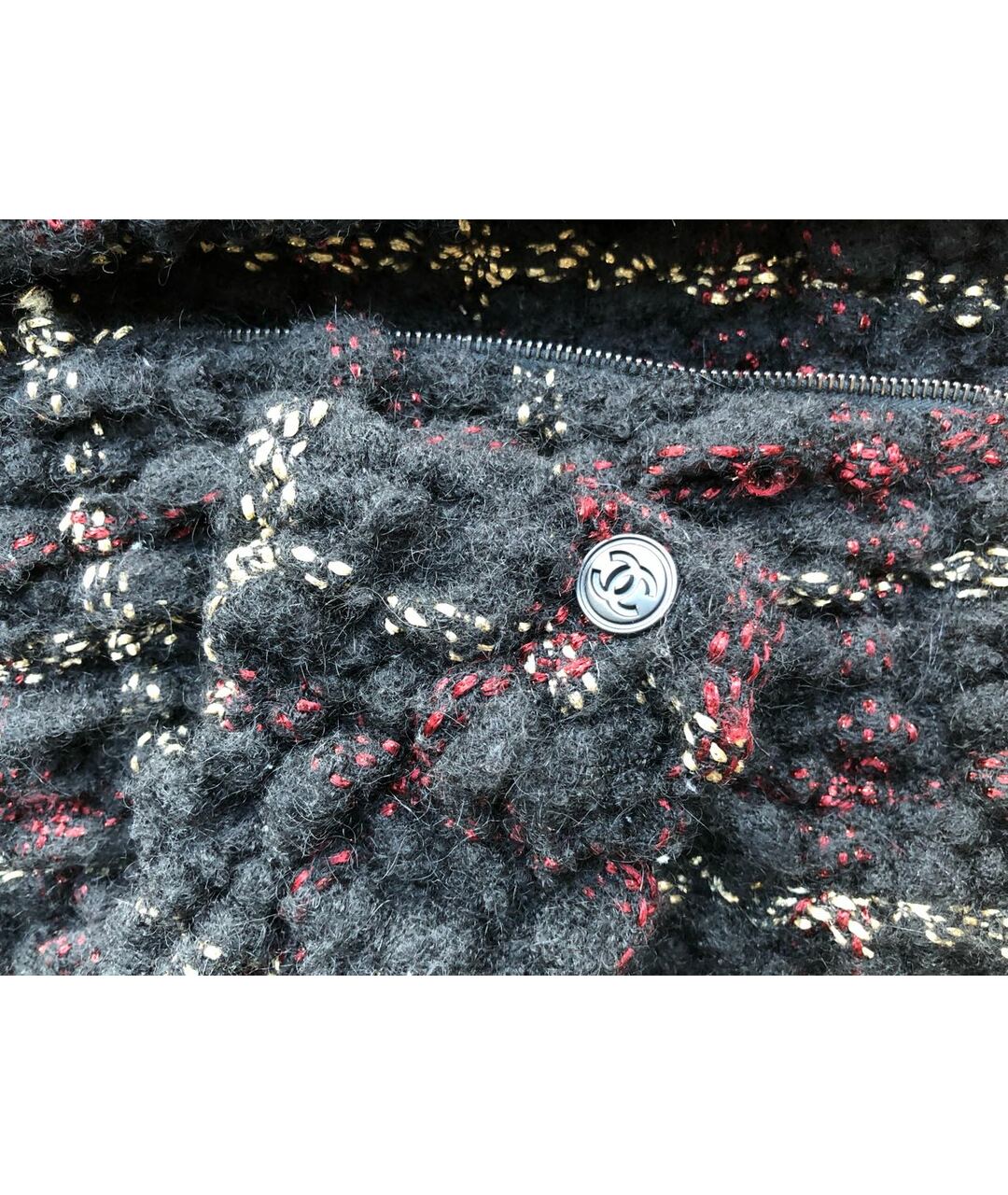CHANEL PRE-OWNED Черный шерстяной жакет/пиджак, фото 8