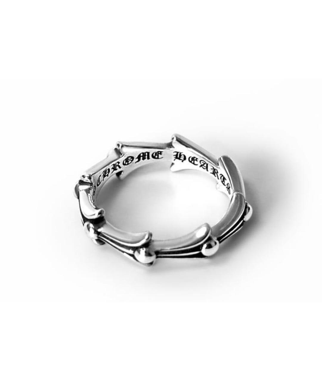 CHROME HEARTS Серебряное серебряное кольцо, фото 9