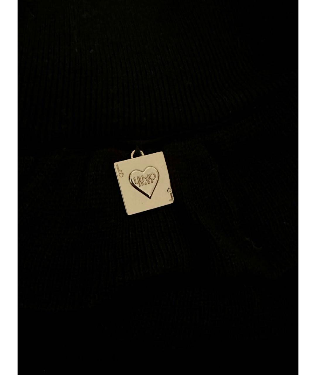 LIU JO Черный вискозный джемпер / свитер, фото 4