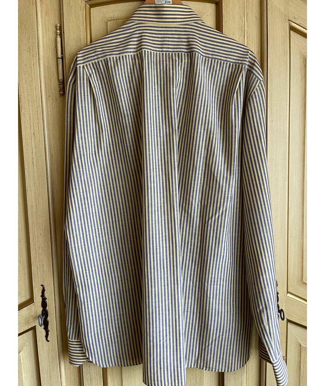 KITON Мульти хлопко-шелковая классическая рубашка, фото 2