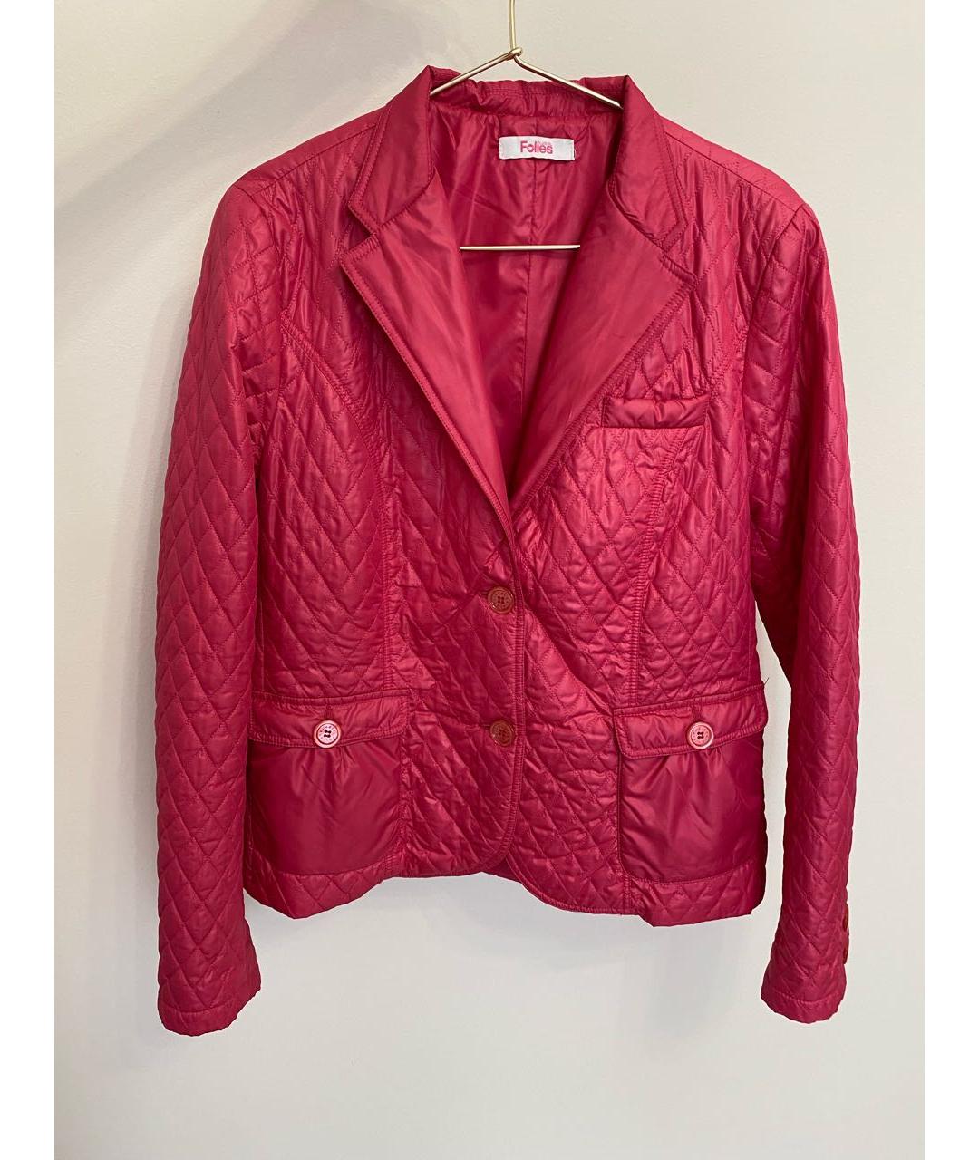 BLUGIRL Розовая полиэстеровая куртка, фото 5
