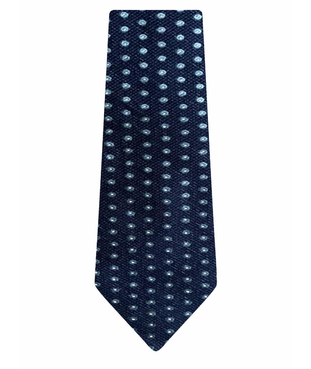 CERRUTI 1881 Темно-синий шелковый галстук, фото 1