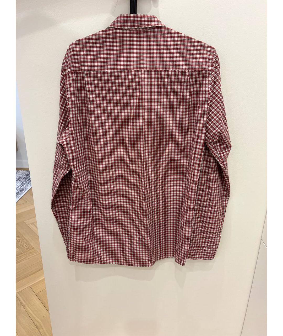 ZADIG & VOLTAIRE Бордовая хлопковая кэжуал рубашка, фото 2