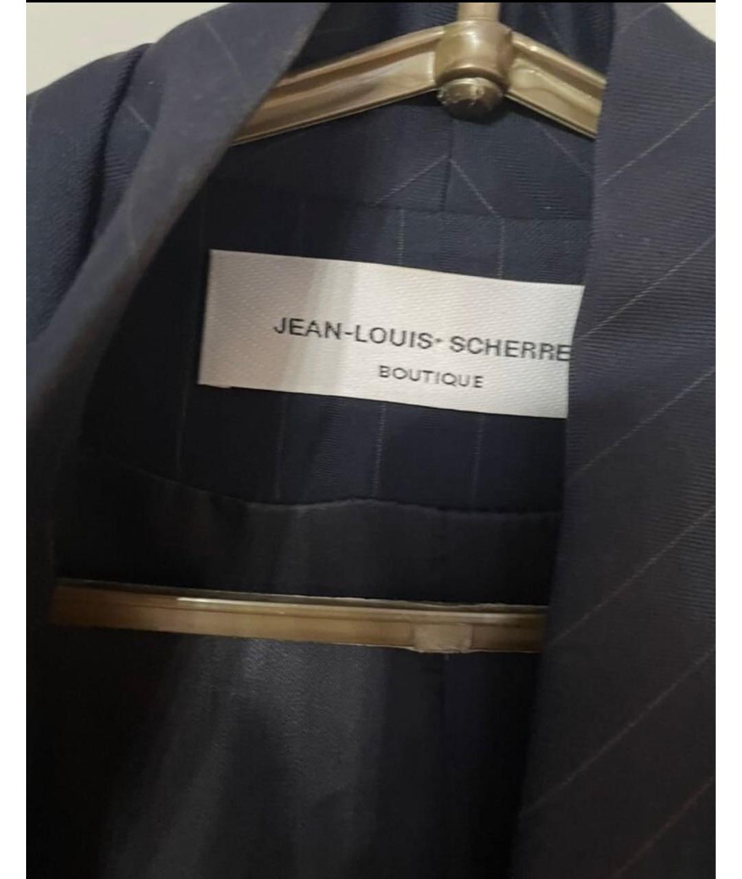 JEAN LOUIS SCHERRER Антрацитовое шерстяное пальто, фото 6