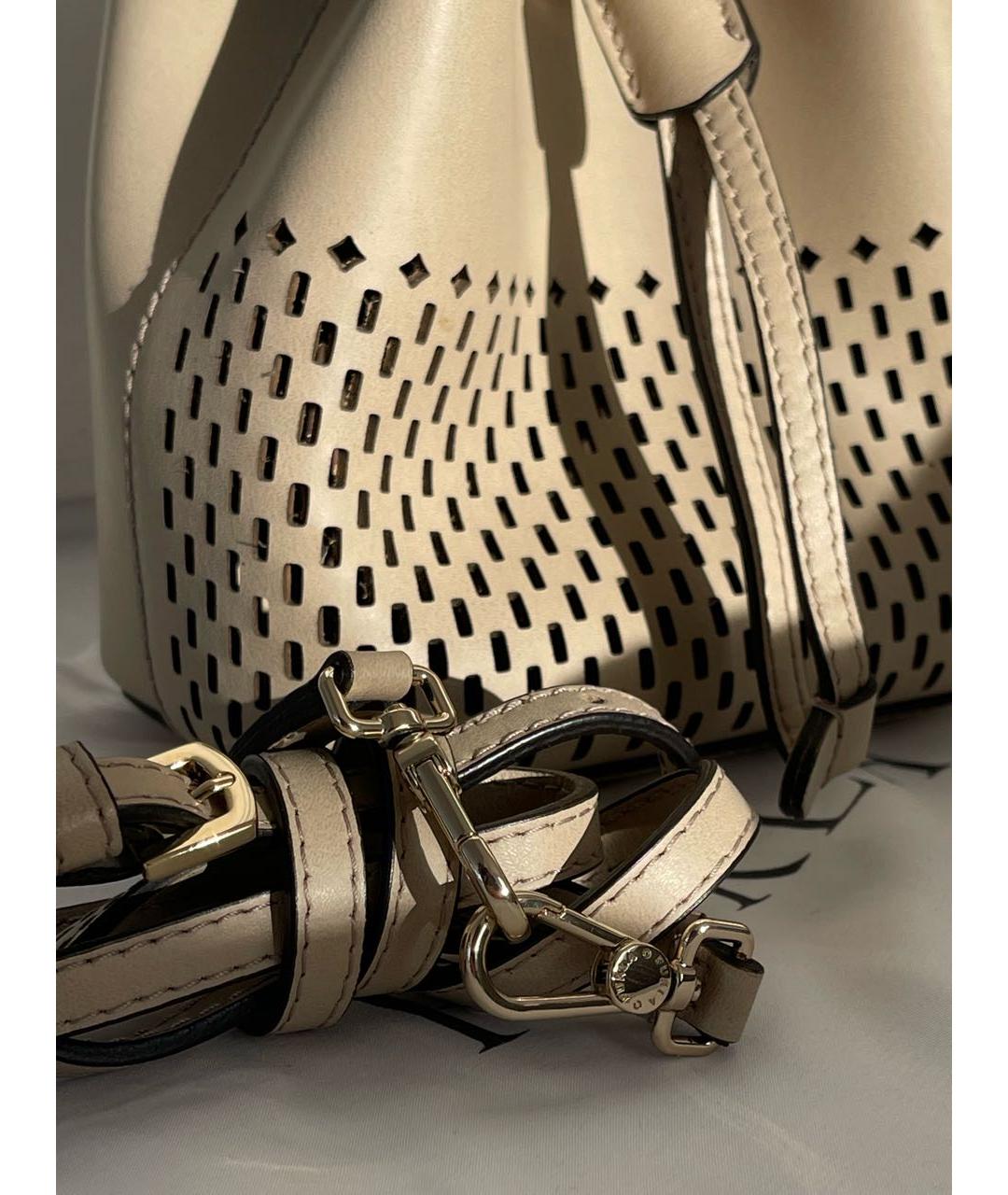 FURLA Бежевая кожаная сумка тоут, фото 5