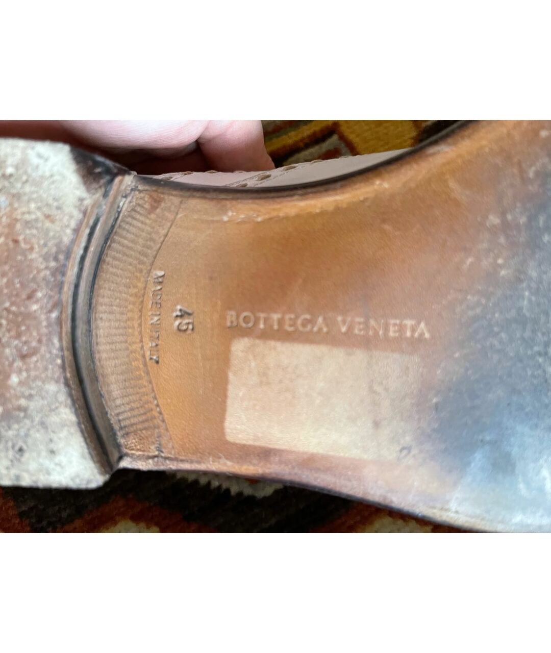BOTTEGA VENETA Белые кожаные низкие ботинки, фото 6