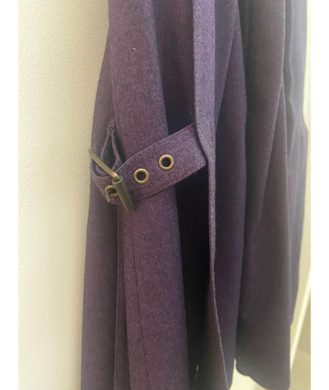 ETRO Фиолетовая шерстяная юбка миди, фото 4