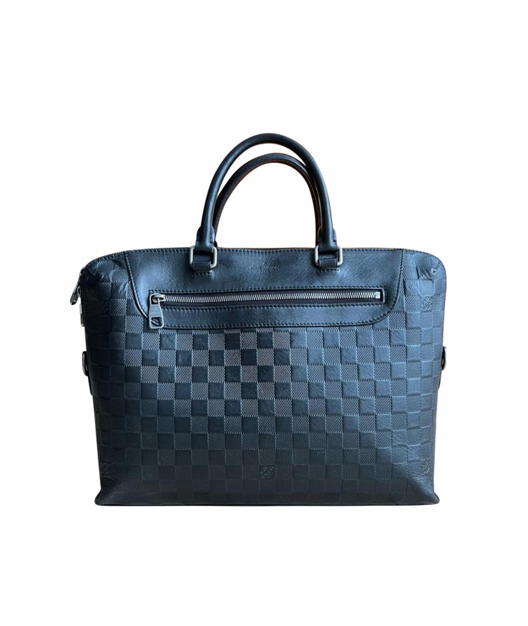 LOUIS VUITTON Черный портфель, фото 1