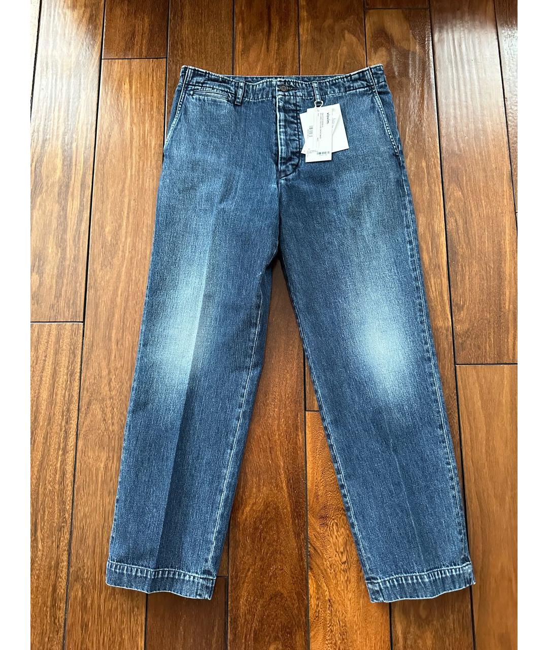 VISVIM Синие хлопковые прямые джинсы, фото 9