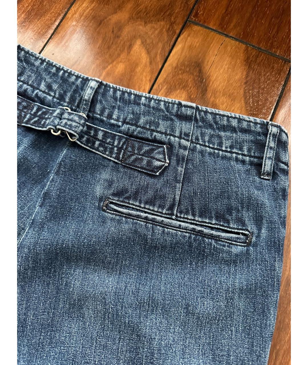VISVIM Синие хлопковые прямые джинсы, фото 4