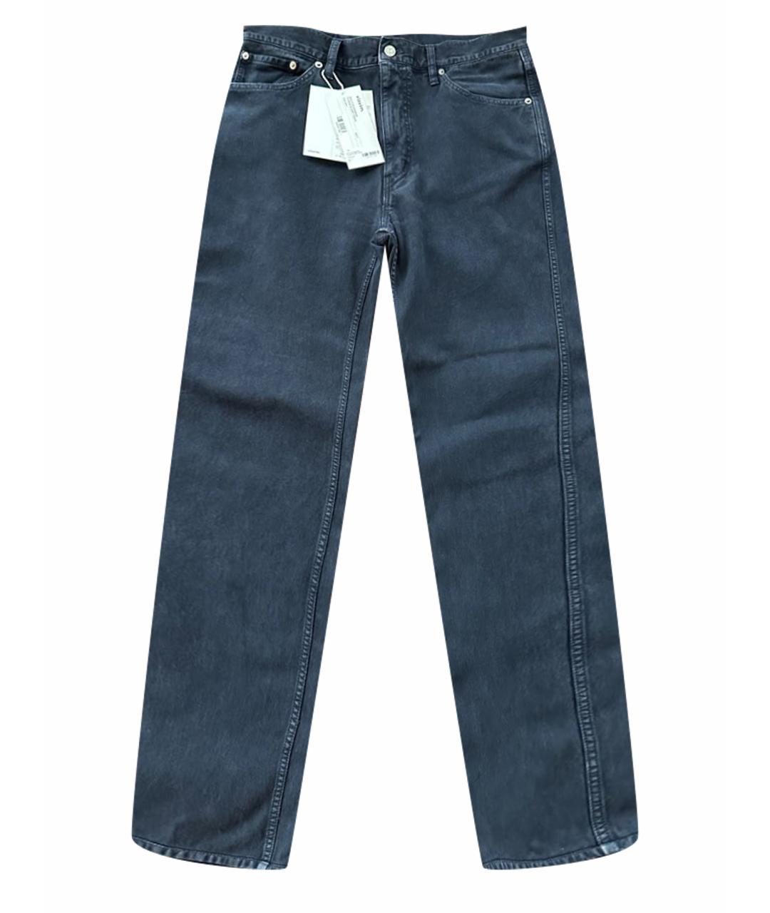 VISVIM Темно-синие хлопковые повседневные брюки, фото 1