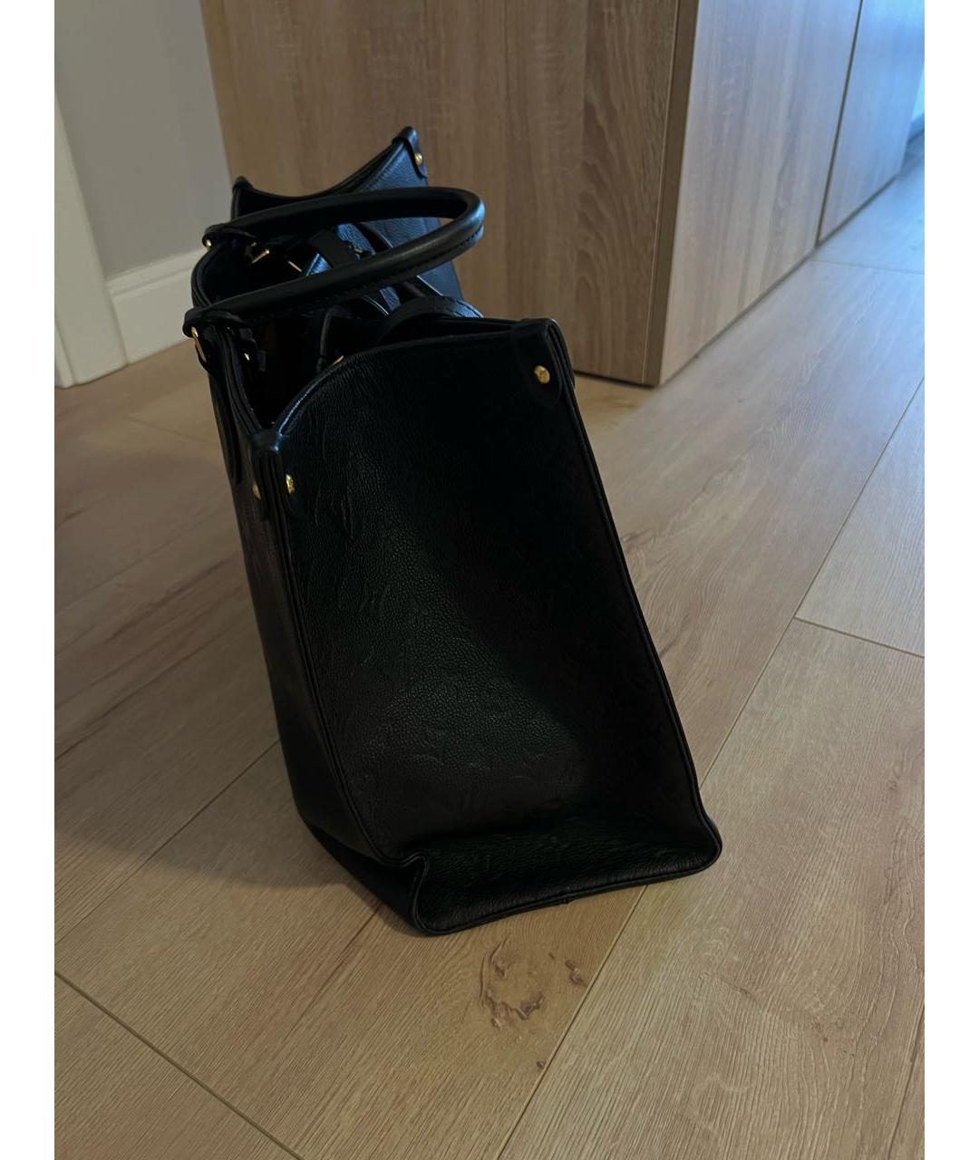 LOUIS VUITTON PRE-OWNED Черная сумка тоут из искусственной кожи, фото 2