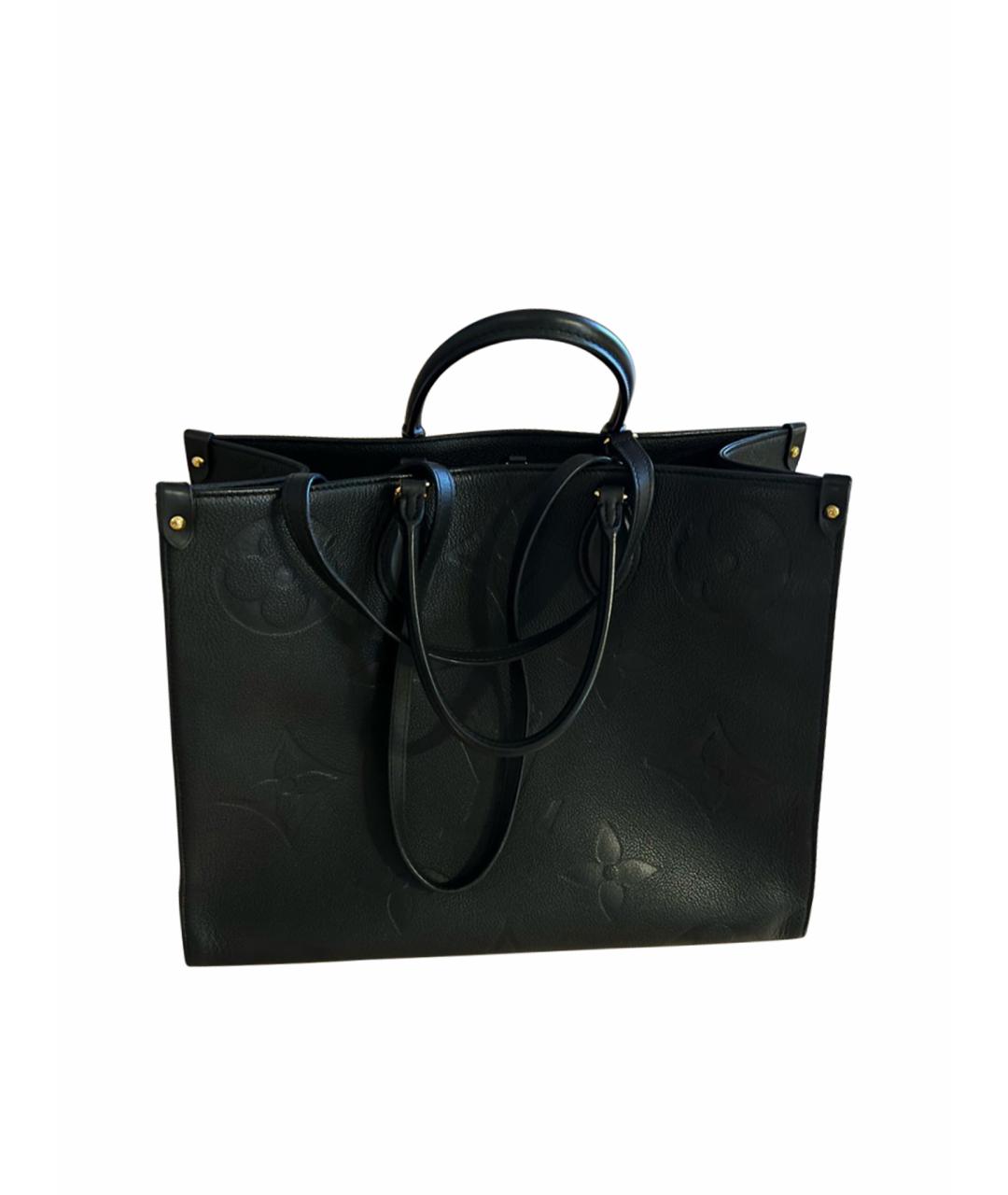 LOUIS VUITTON PRE-OWNED Черная сумка тоут из искусственной кожи, фото 1