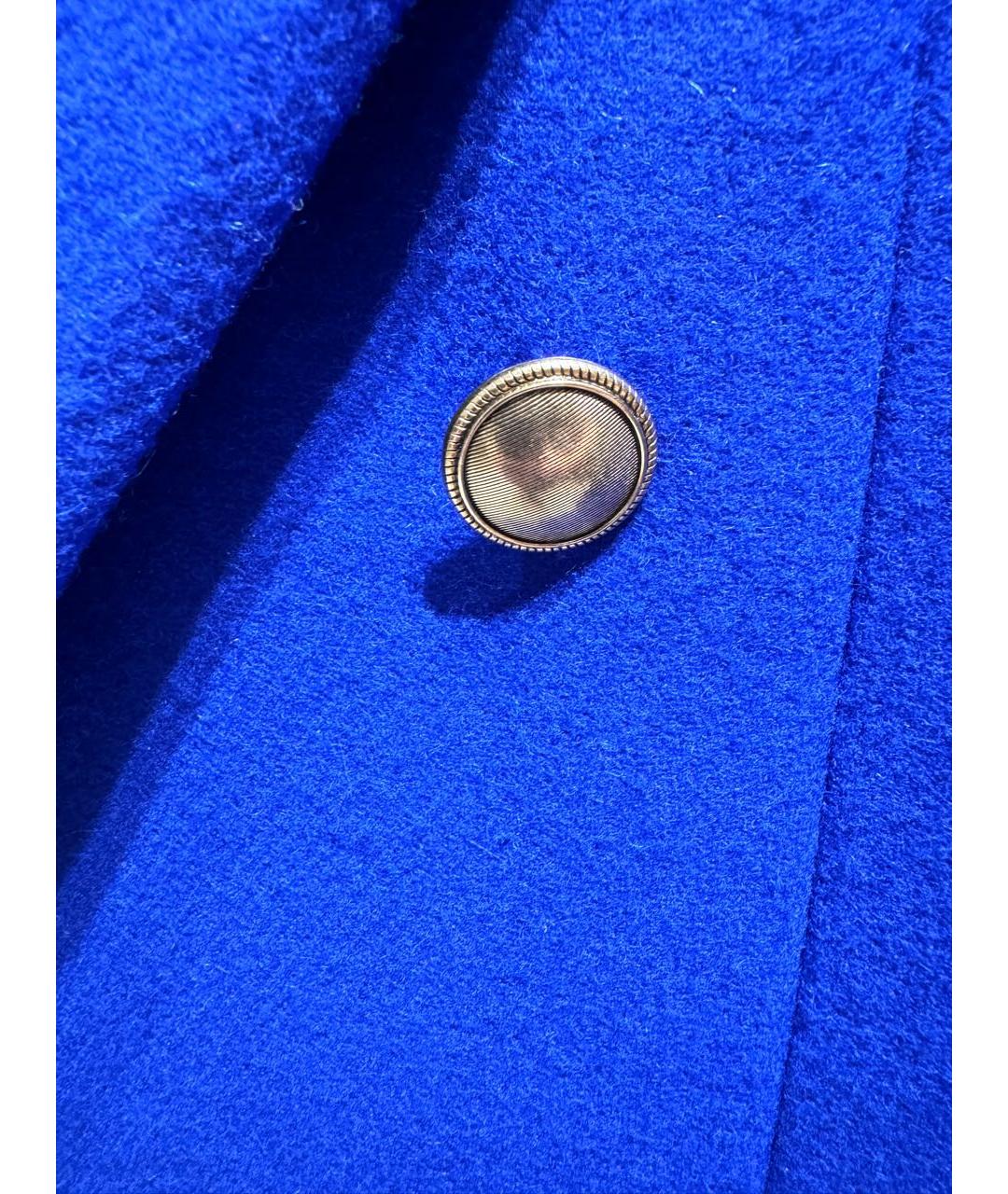 SAINT LAURENT Синий шерстяной жакет/пиджак, фото 6