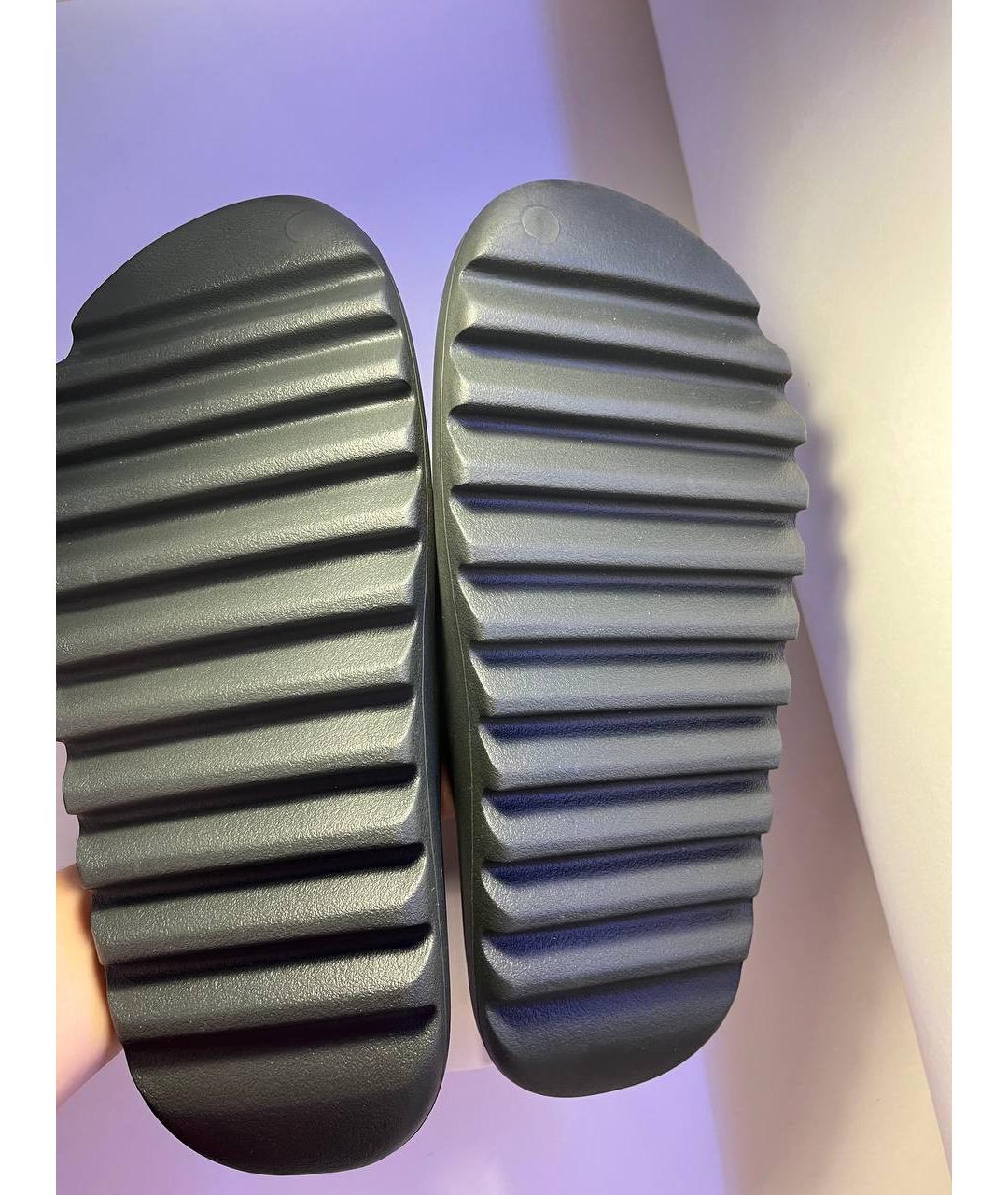 ADIDAS YEEZY Черные шлепанцы, фото 5