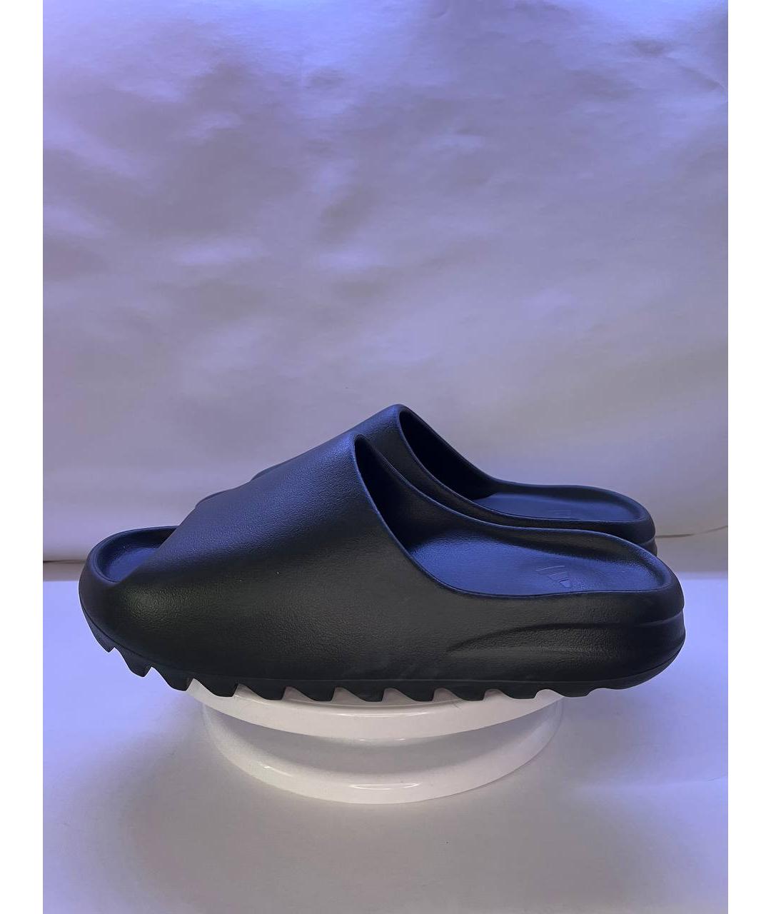ADIDAS YEEZY Черные шлепанцы, фото 6