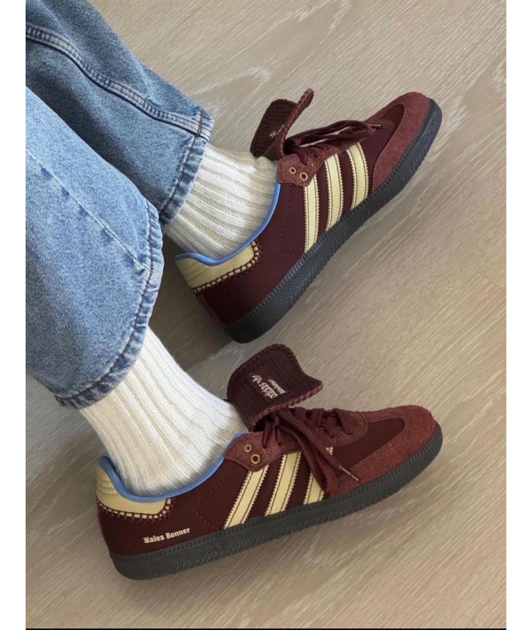 ADIDAS Бордовые кеды Samba для женщин – купить в интернет магазине с ...