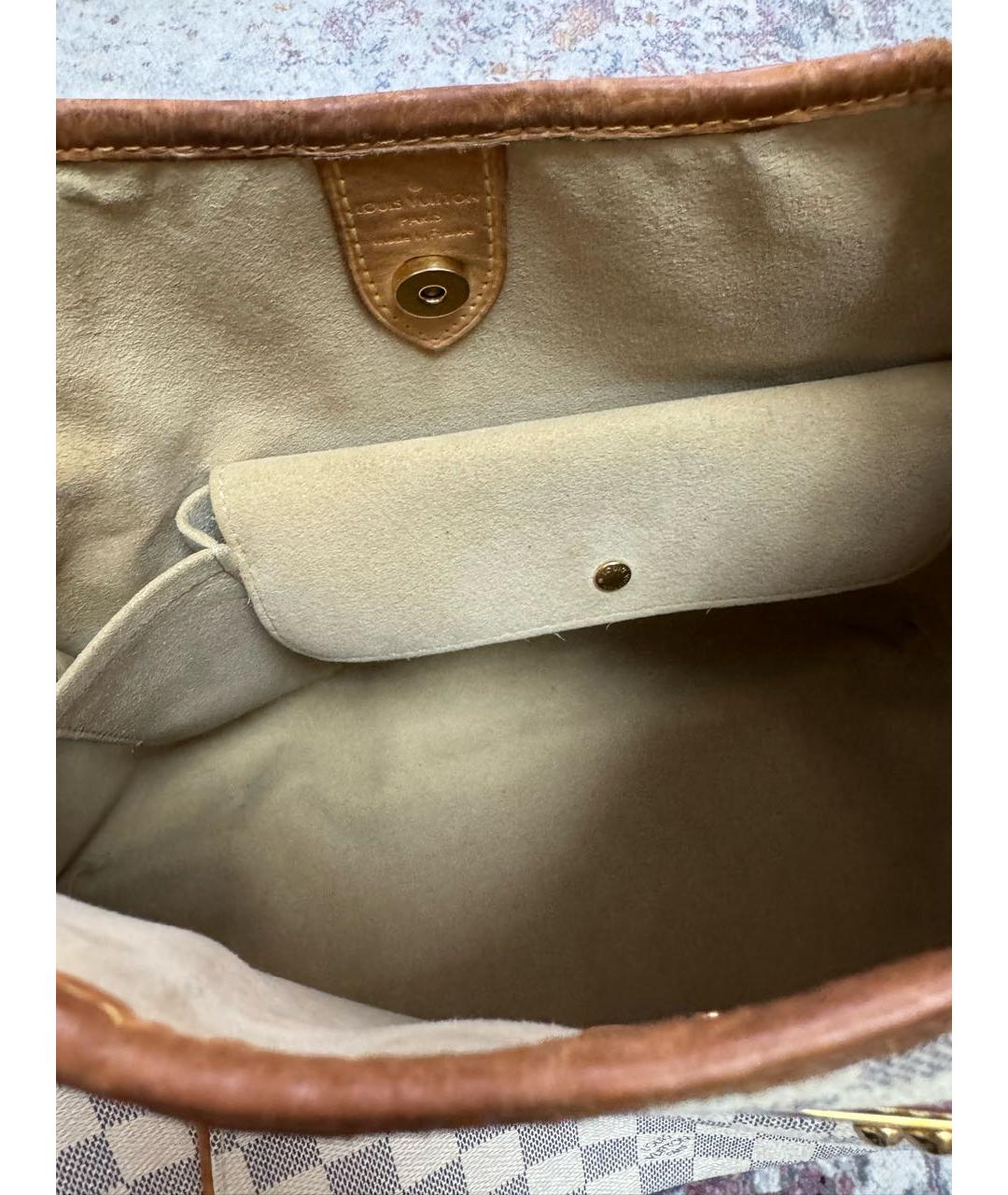 LOUIS VUITTON Белая сумка тоут, фото 4