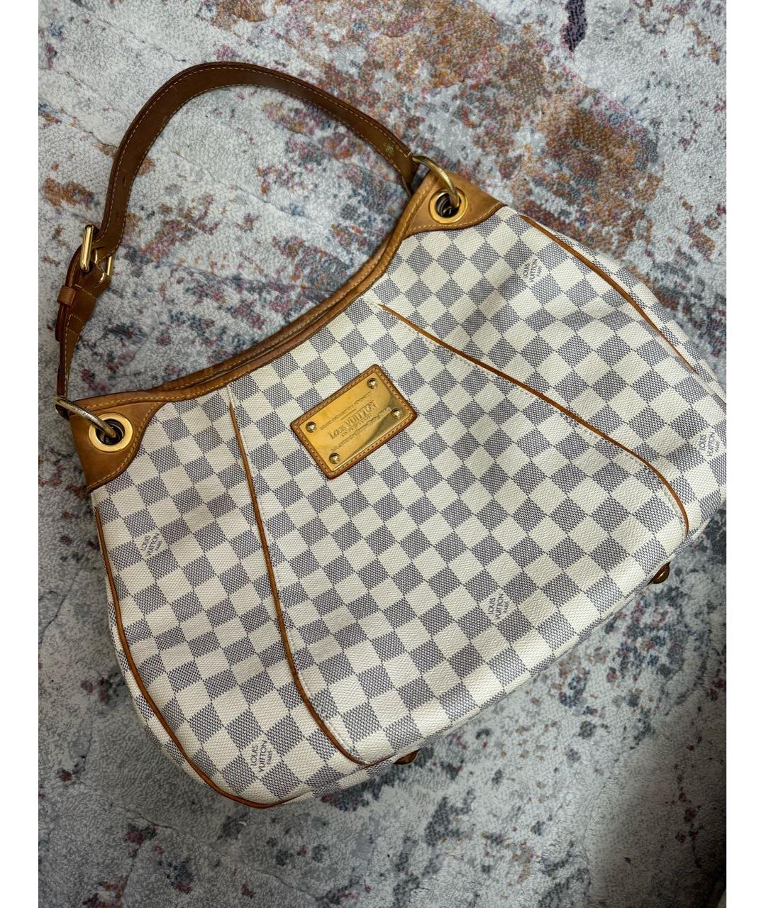 LOUIS VUITTON Белая сумка тоут, фото 9