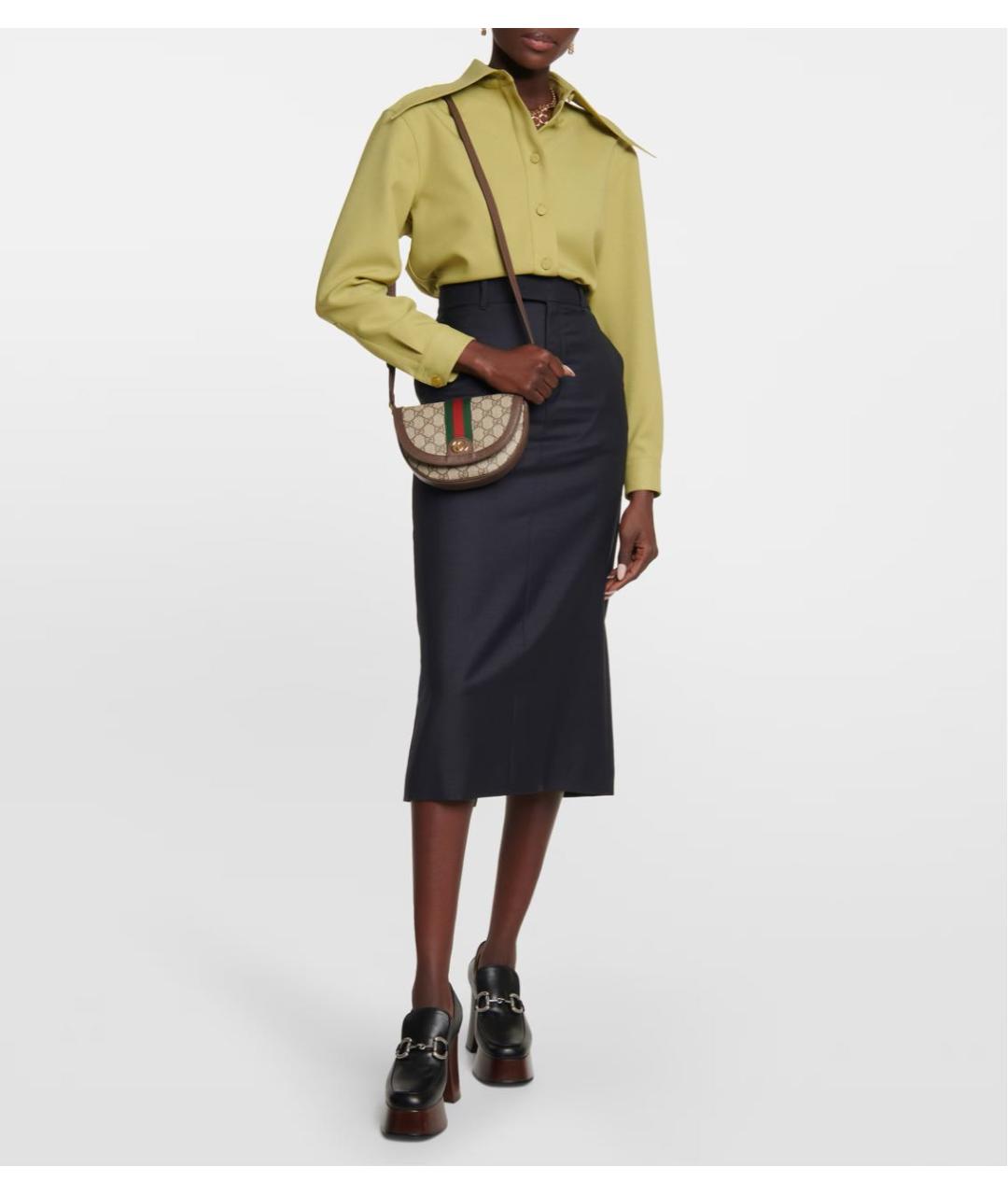GUCCI Кожаная сумка через плечо, фото 6