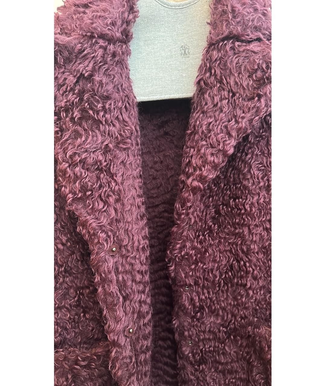 BRUNELLO CUCINELLI Фиолетовое пальто, фото 4