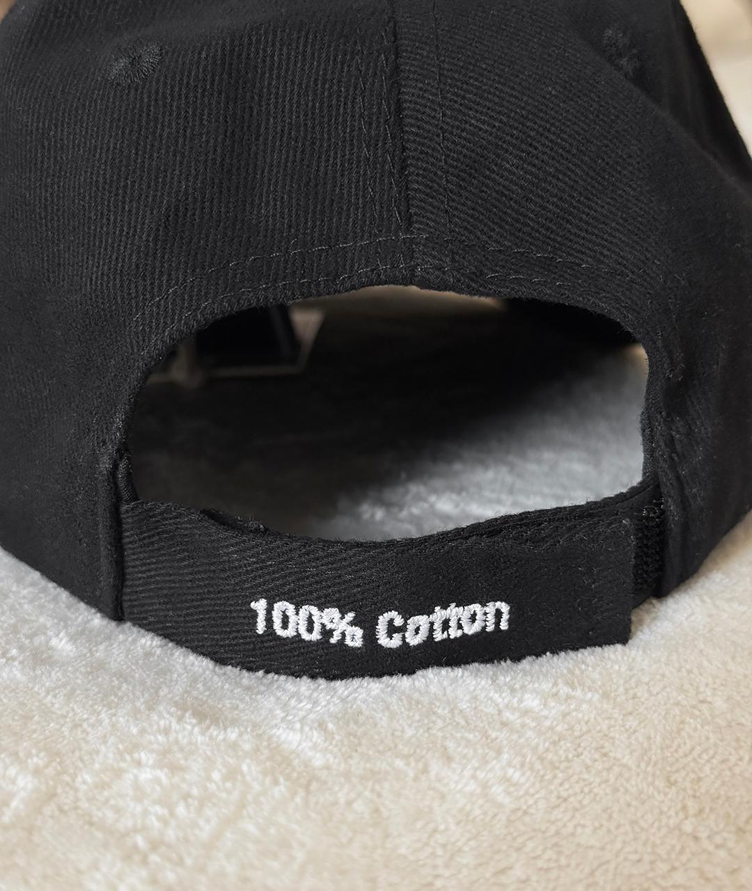 VETEMENTS Черная хлопковая кепка, фото 4