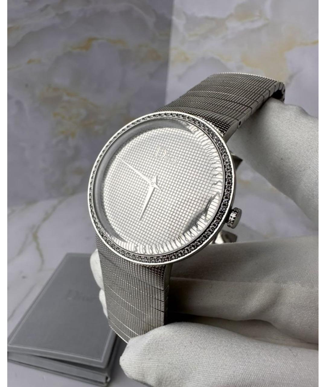 CHRISTIAN DIOR PRE-OWNED Серебряные часы, фото 4