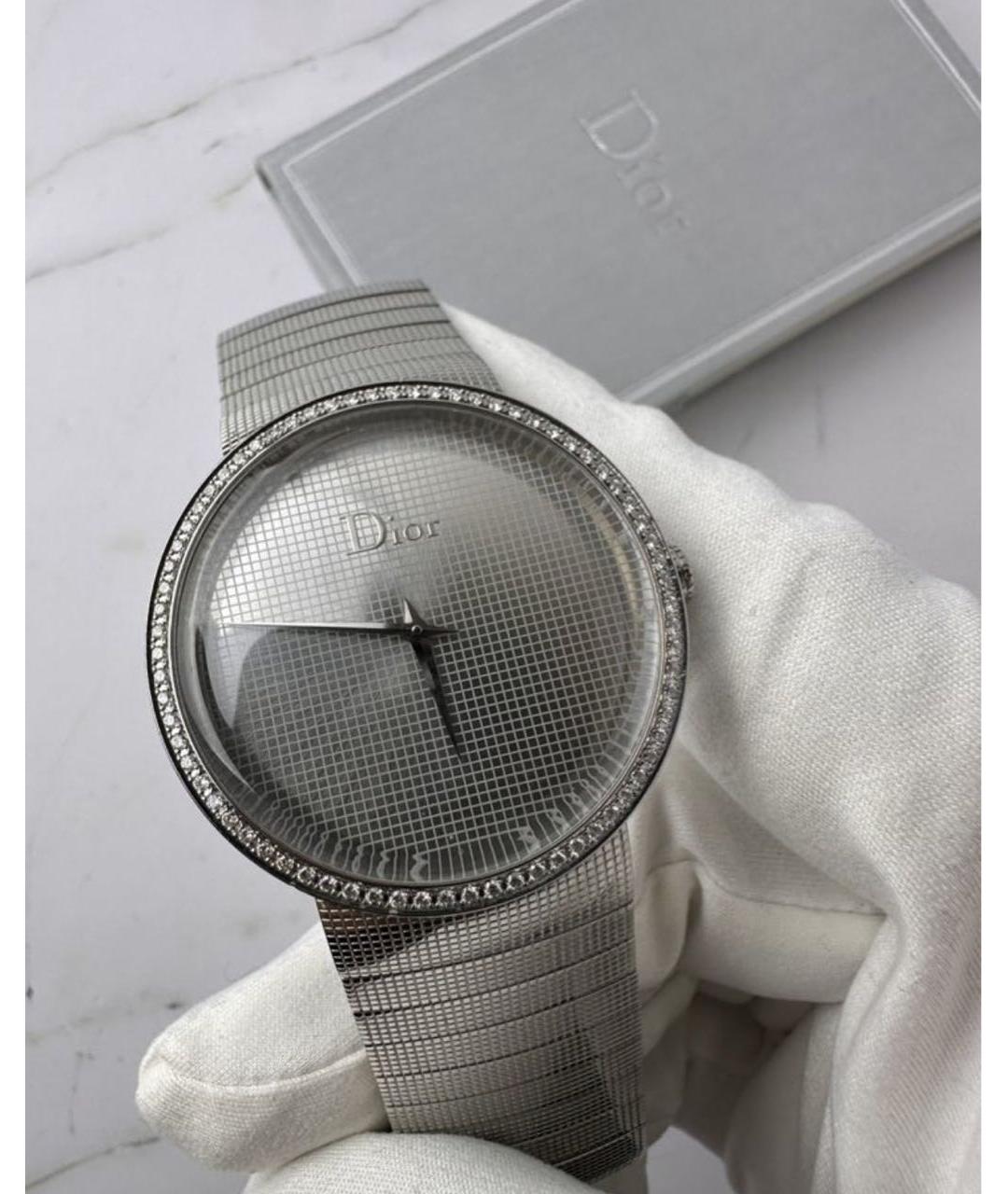 CHRISTIAN DIOR PRE-OWNED Серебряные часы, фото 3