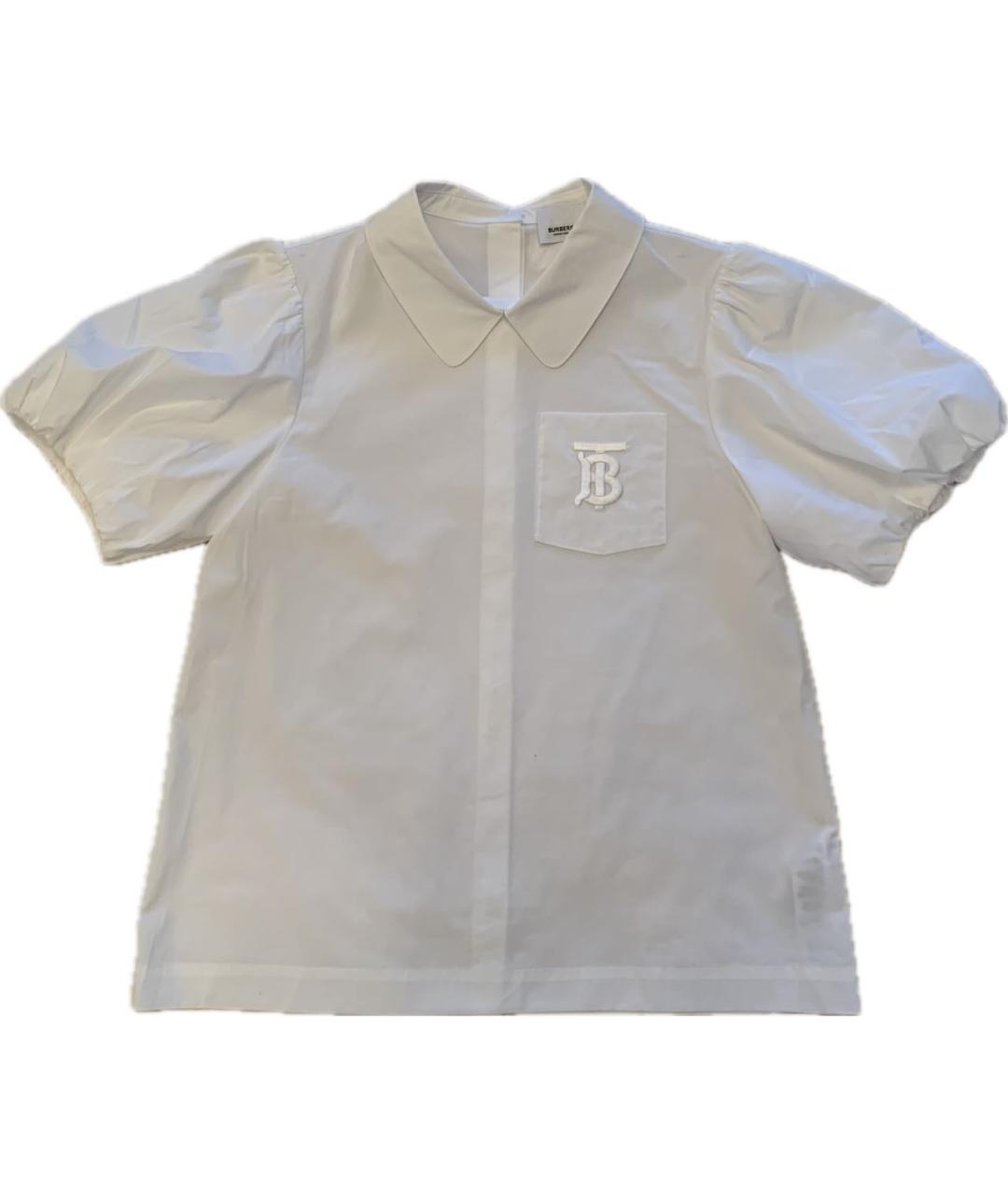 BURBERRY Белая хлопковая рубашка/блузка, фото 9