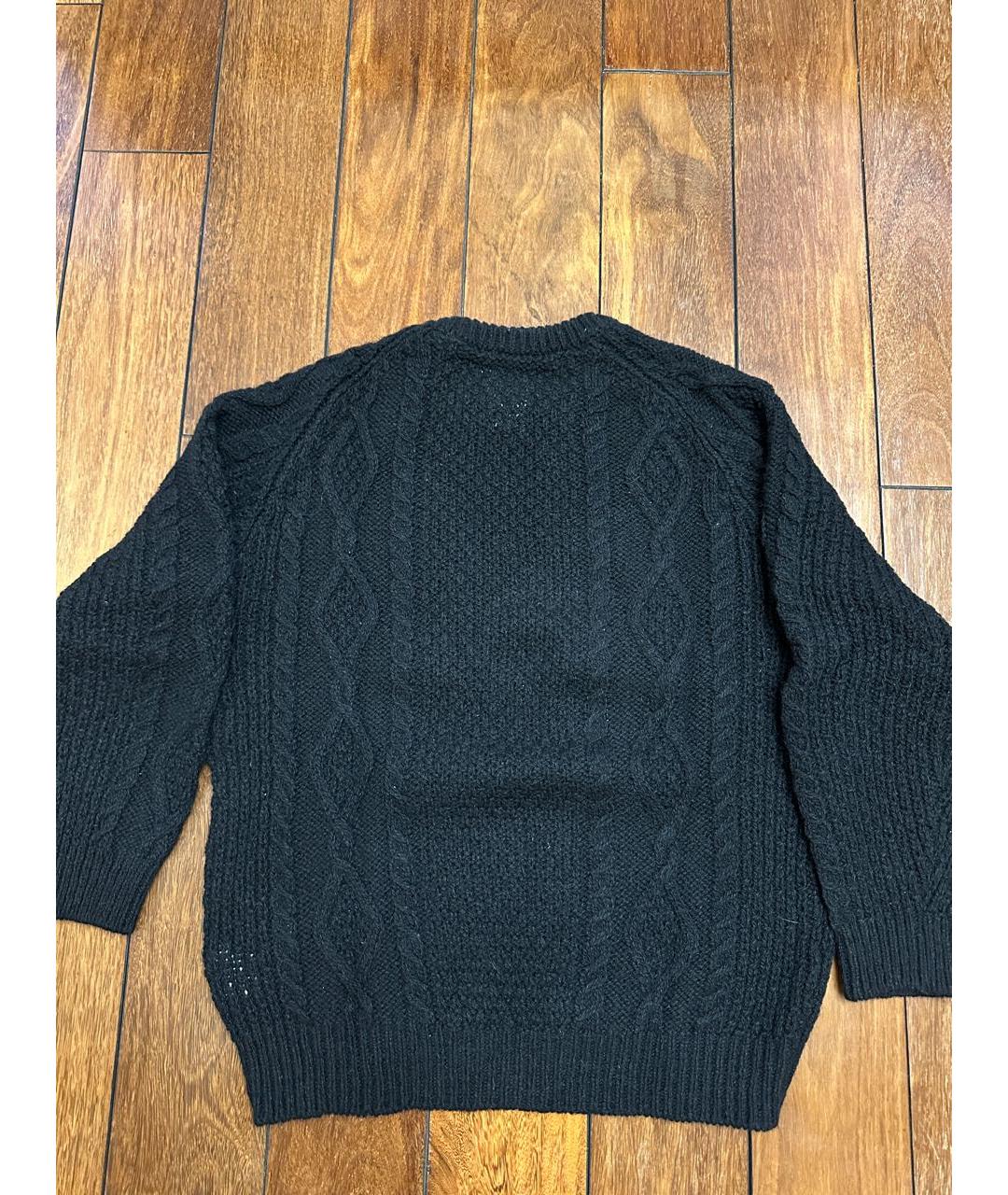 VISVIM Черный шерстяной джемпер / свитер, фото 2