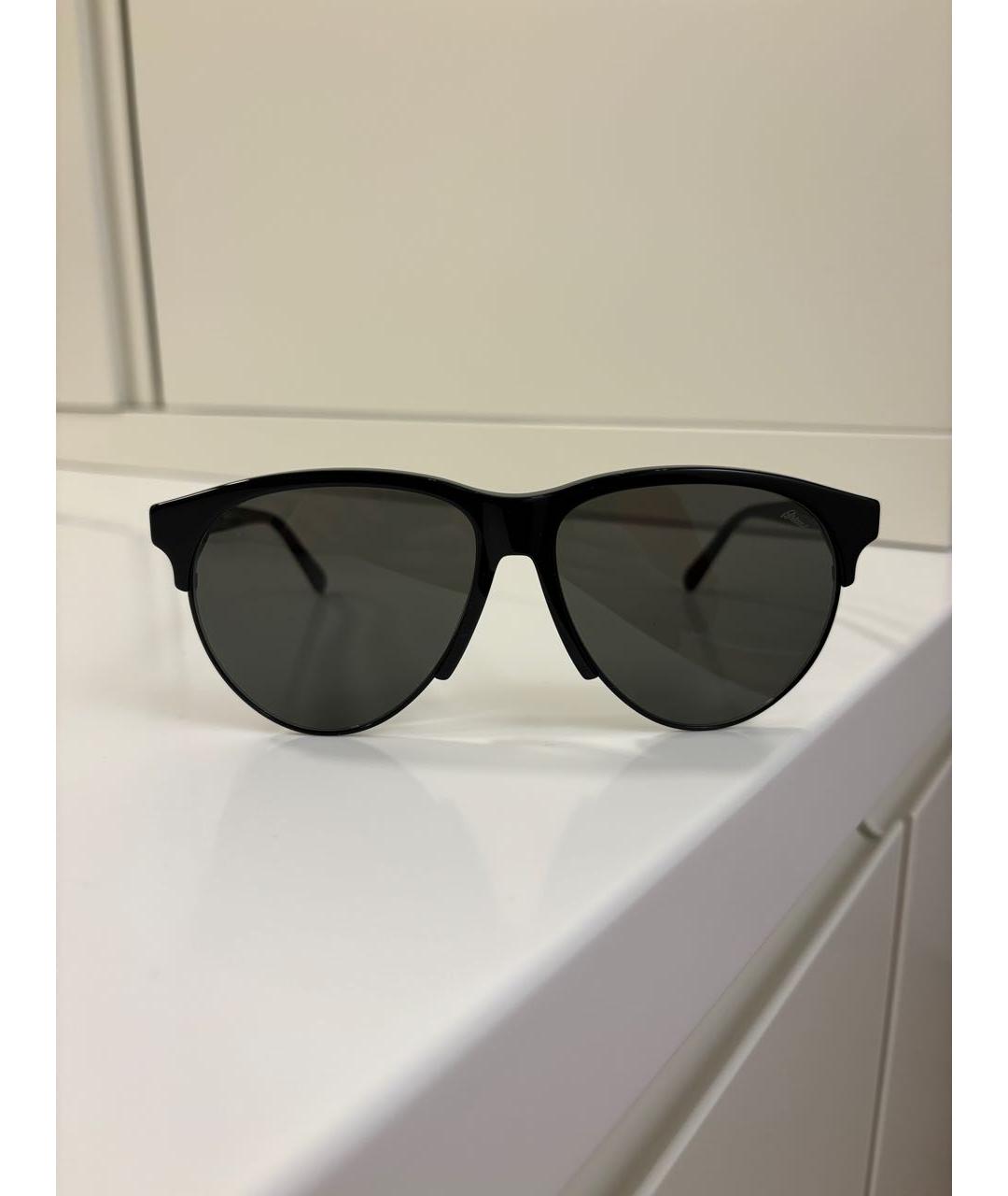 BRIONI Черные пластиковые солнцезащитные очки, фото 5