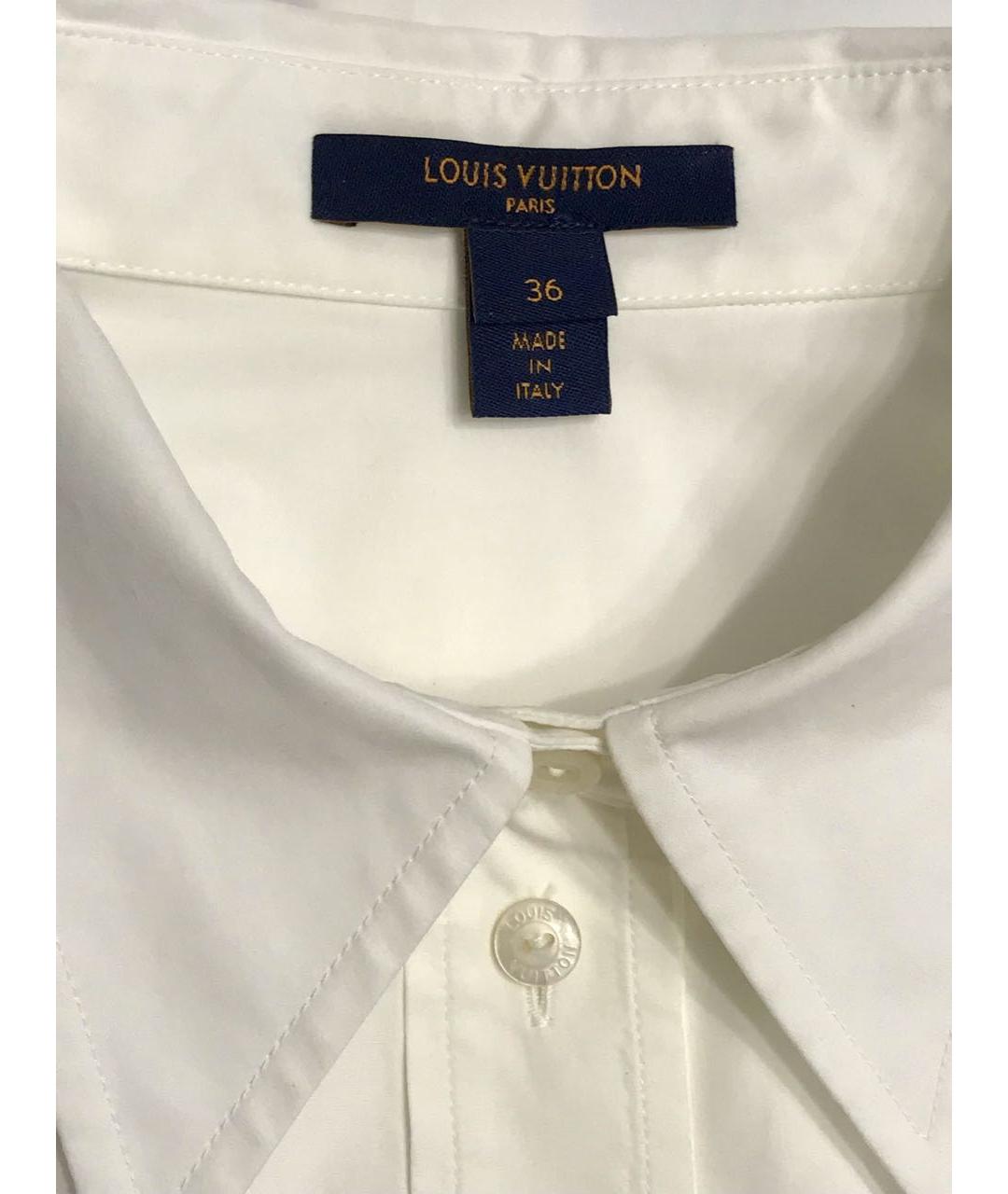 LOUIS VUITTON PRE-OWNED Белая хлопковая рубашка, фото 6