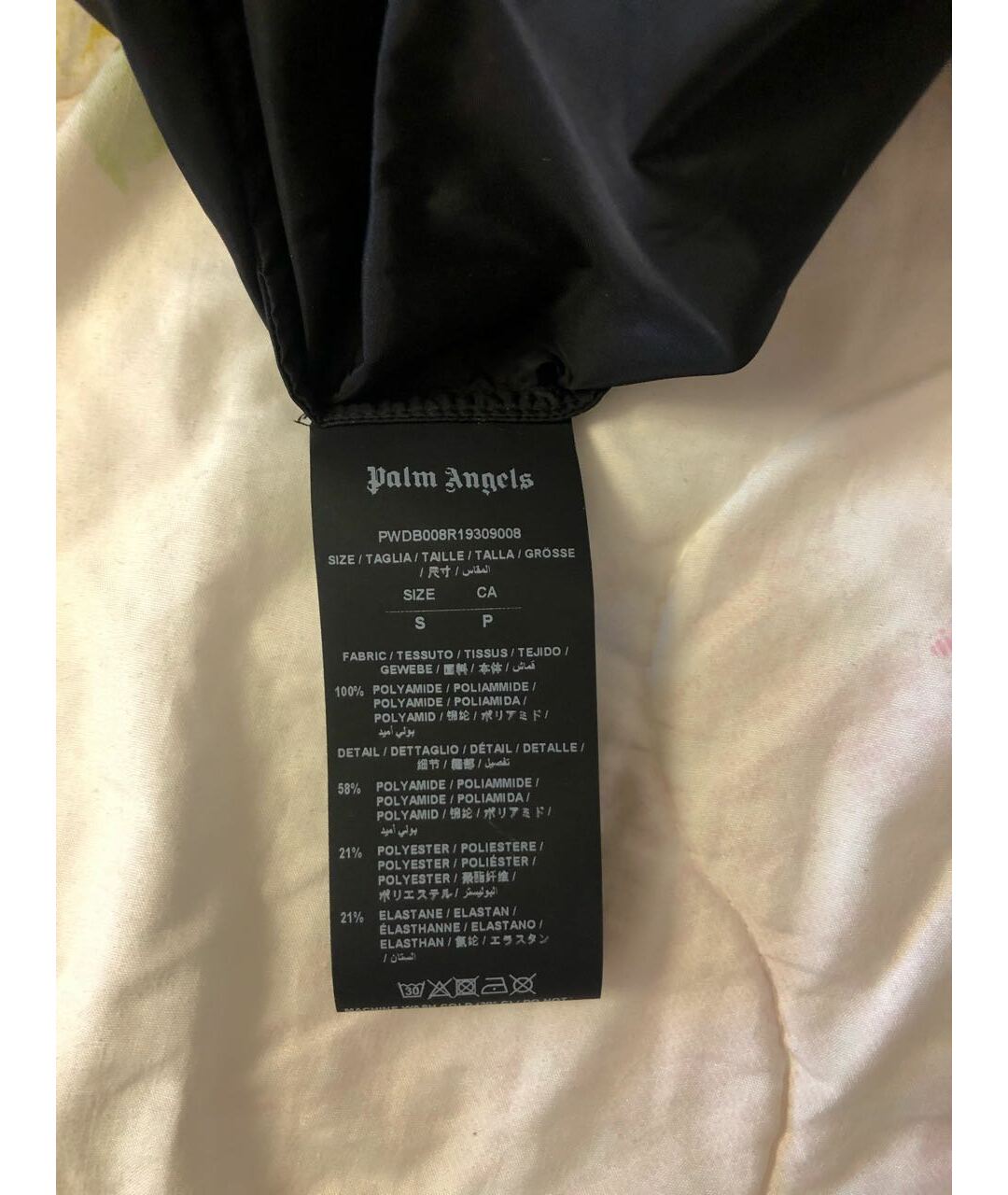 PALM ANGELS Черное полиамидовое повседневное платье, фото 5