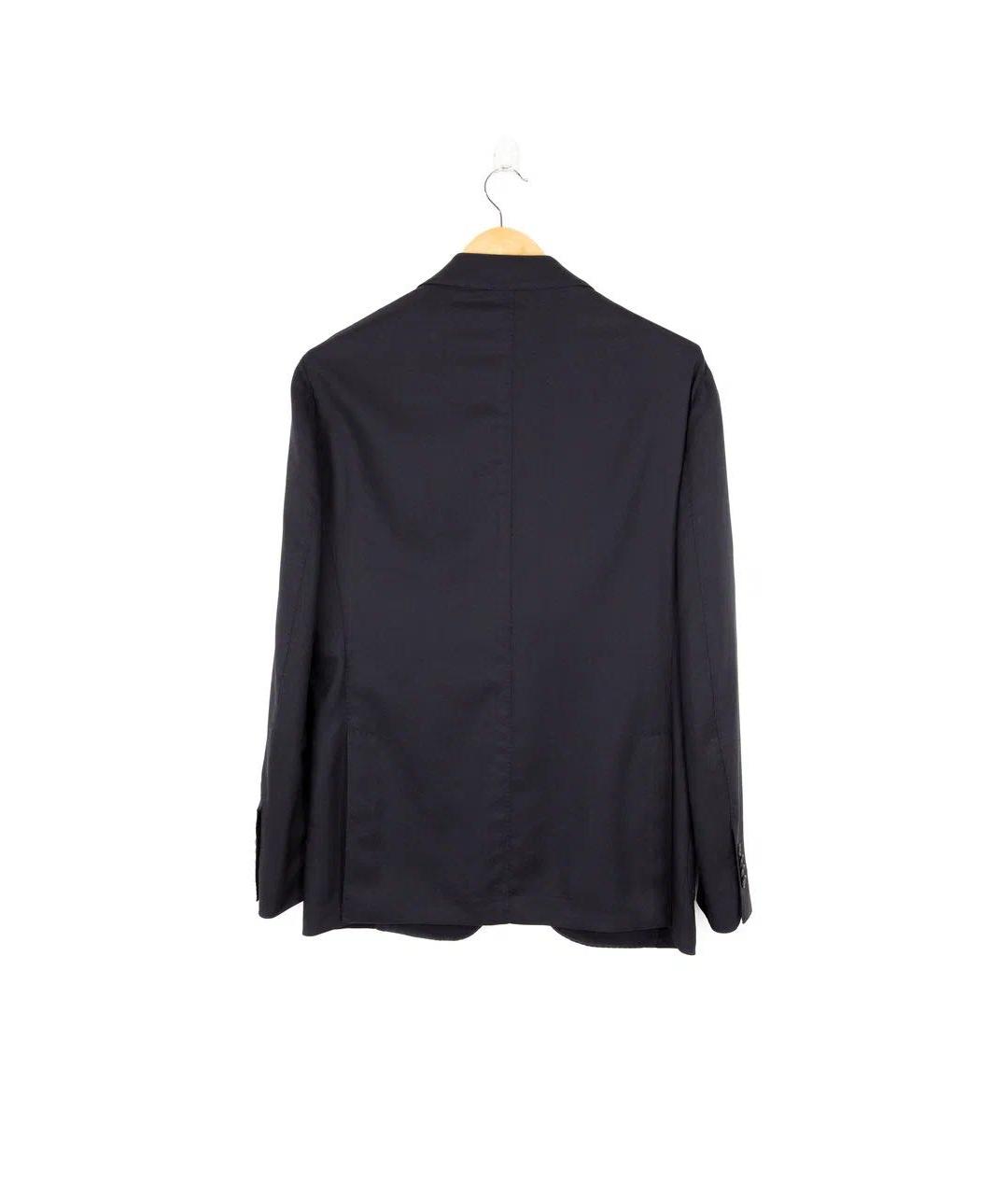 LARDINI Черный шерстяной пиджак, фото 2