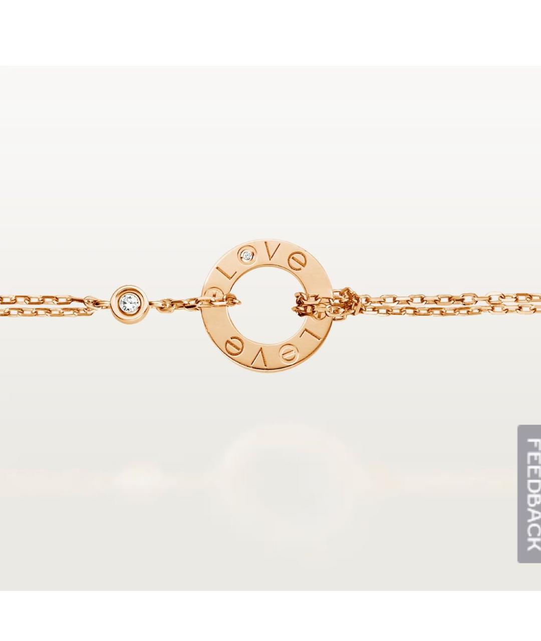 CARTIER Золотой браслет из розового золота, фото 3