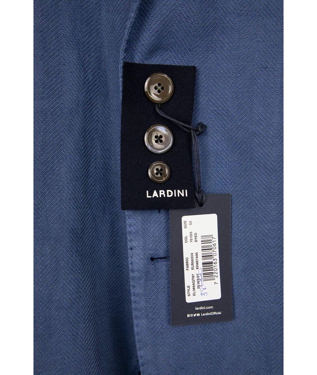 LARDINI Синий кружевной пиджак, фото 5