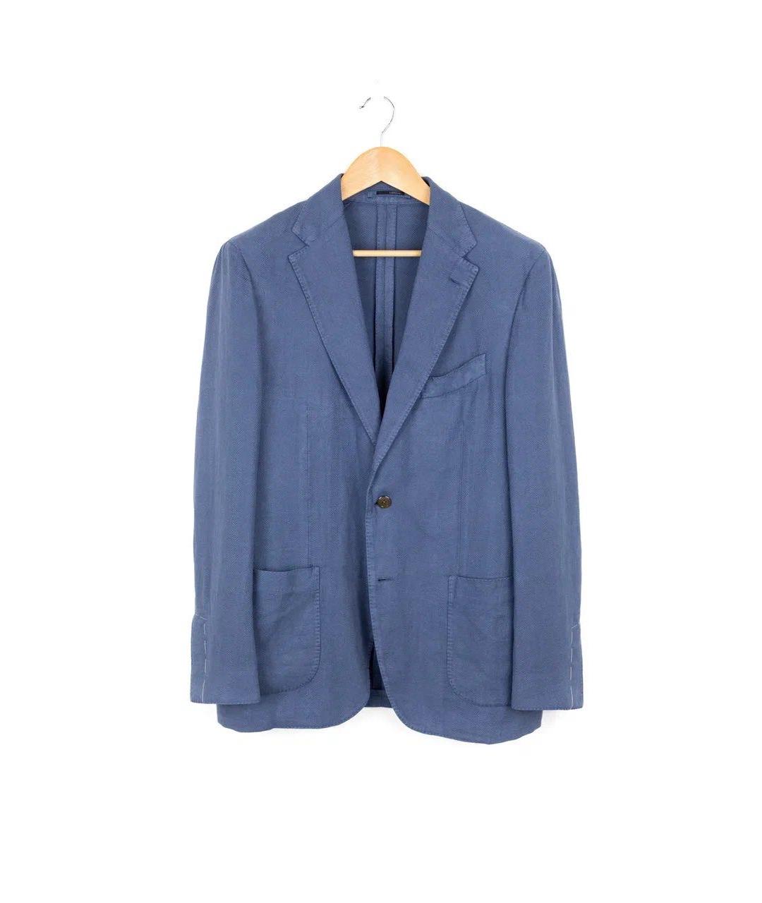 LARDINI Синий кружевной пиджак, фото 8