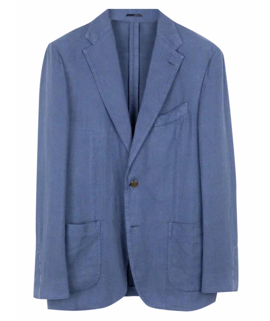 LARDINI Синий кружевной пиджак, фото 1