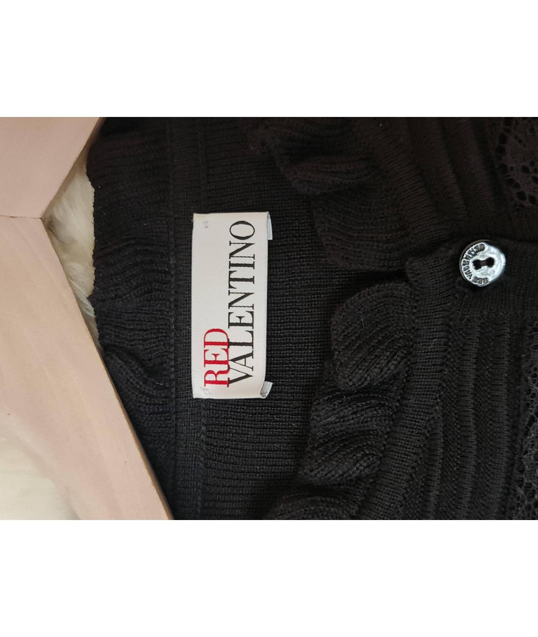 RED VALENTINO Черный джемпер / свитер, фото 3