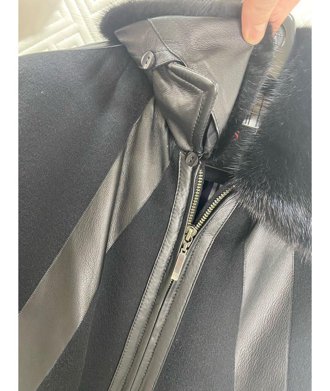 TORRAS Черное кашемировое пальто, фото 4