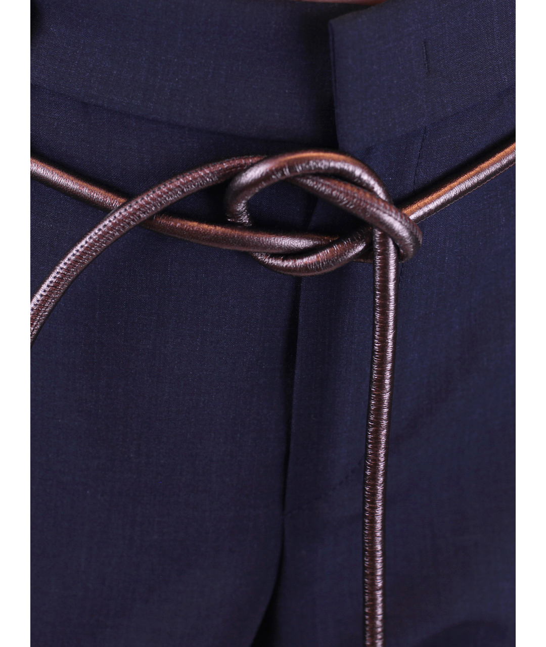 BRUNELLO CUCINELLI Черные шерстяные прямые брюки, фото 4