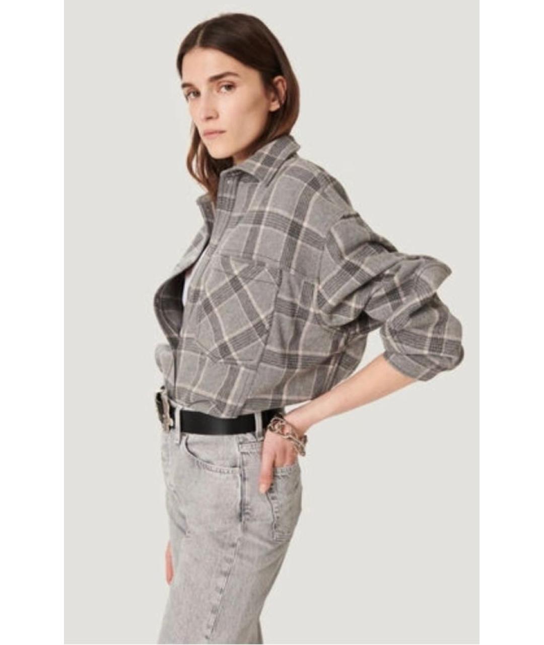 IRO Серая шерстяная рубашка, фото 3