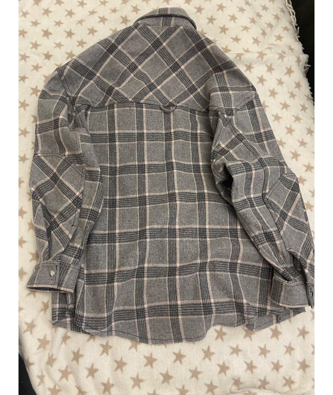 IRO Серая шерстяная рубашка, фото 8