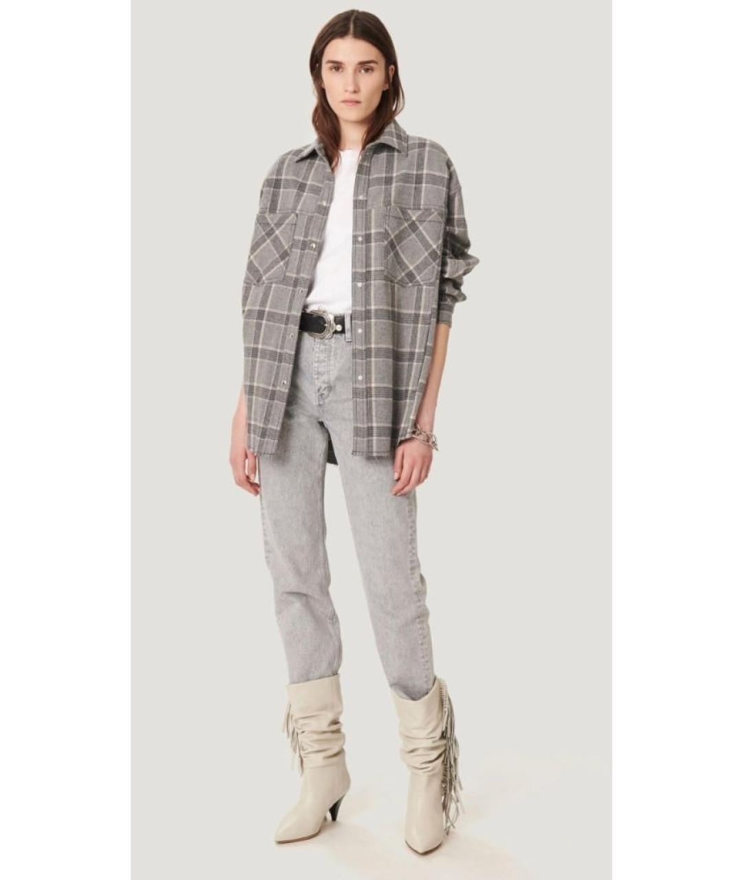 IRO Серая шерстяная рубашка, фото 2