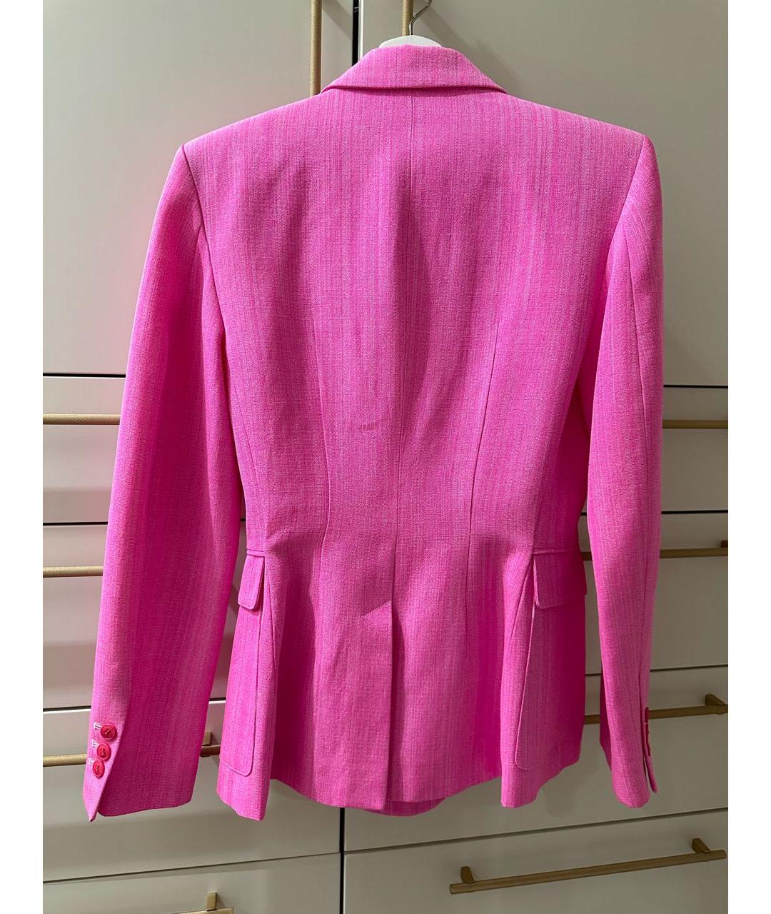 JACQUEMUS Розовый вискозный жакет/пиджак, фото 2