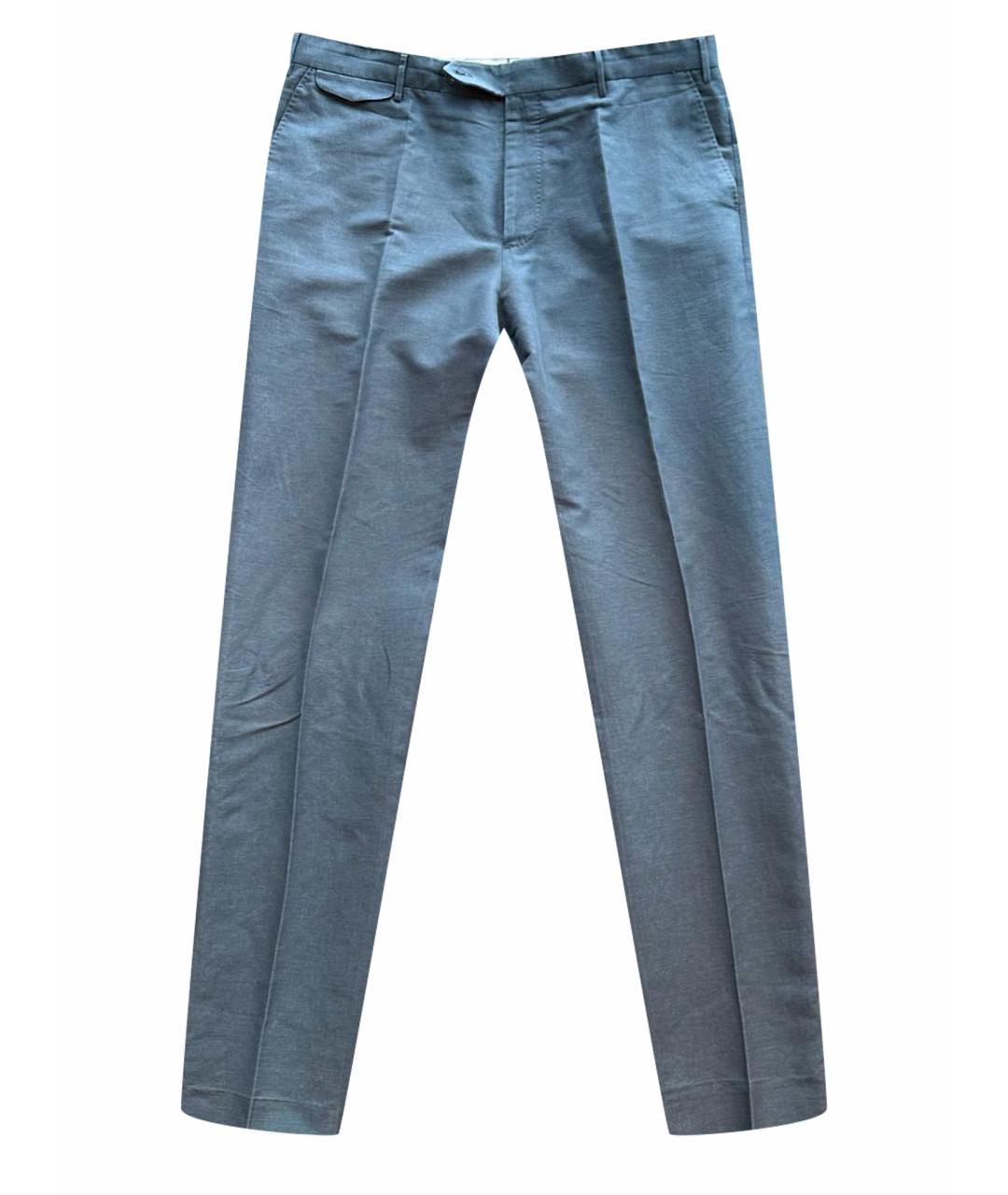 BERWICH Серые льняные классические брюки, фото 1