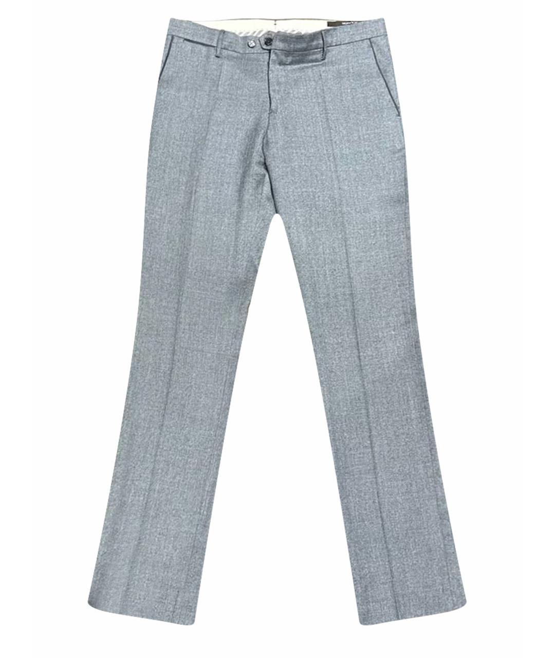 BERWICH Серые шерстяные классические брюки, фото 1