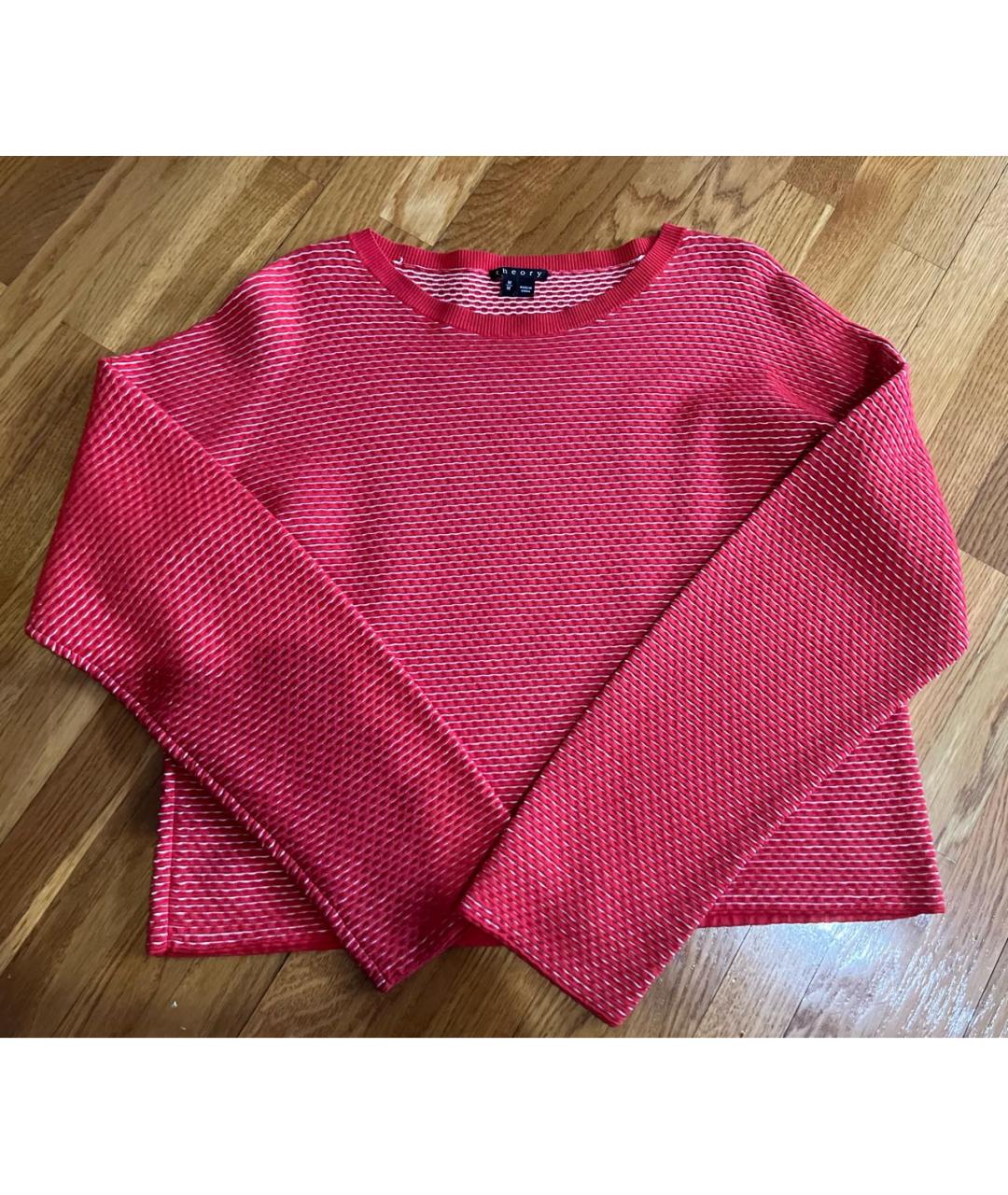 THEORY Красный джемпер / свитер, фото 5