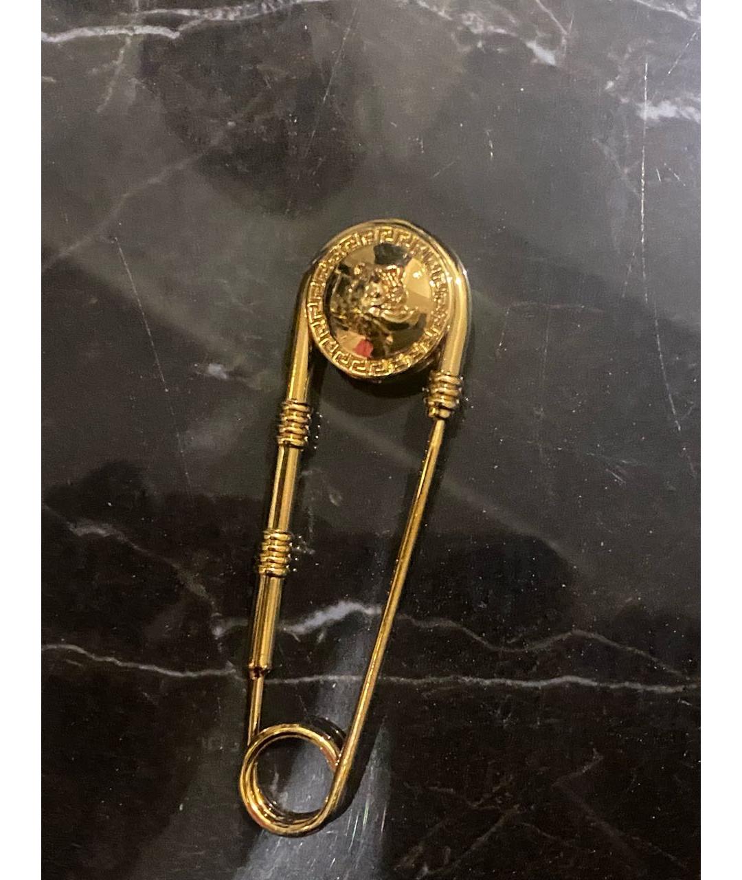 VERSACE Золотая булавка / брошь, фото 8